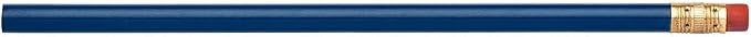 Pencil Guy Blank Round Pencils, Medium Blue, 1000 to a box