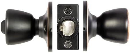 Design House Terrace Keyed Entry Door Knob, Oil Rubbed Bronze