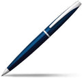 Cross ATX Translucent Blue Lacquer Ballpoint Pen, Medium Point, Black Ink