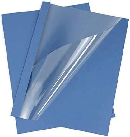 RAYSON TBC12-25 Thermal Binding Covers, 1/2 Inch, Blue Letter Size Holds 120 Sheets, 25 Pack