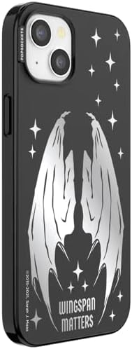 PopSockets iPhone 15 Plus Phone Case with MagSafe- Wingspan | Magnetic, Wireless Charging, Camera & Drop Protection, Bookish, Acotar, Throne, Glass, Sarah