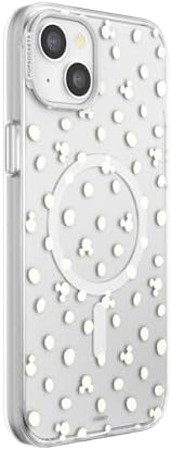 PopSockets iPhone 15 Plus Phone Case with MagSafe- Mickey Polka Dot