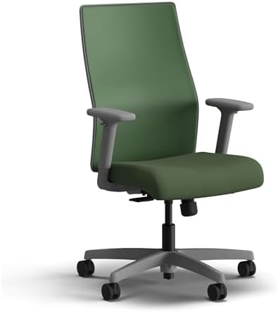 HON Ignition 2.0 Ergonomic Office Chair, Lumbar Support, Desk Chair, Leaf