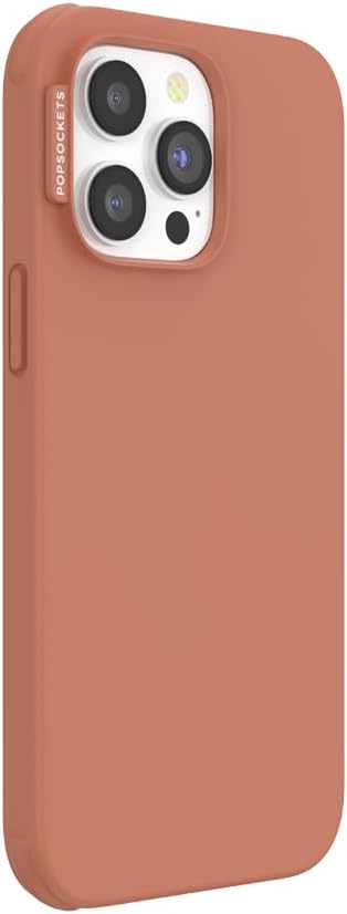 PopSockets iPhone 14 Pro Max Phone Case with MagSafe, Wireless Charging Compatible, Neutral - Terra-Cotta