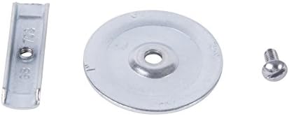 Gardner Bender KO703 Metal Knockout Seal, 1 Inch Conduit Size, Marked Size, Rust-Proof Galvanized Steel, 16 AWG Steel, ⅜ Inch Thread, Embossed - Self Centering, For Knockout Punch / Die Conduit, Cover, 25 Pk.