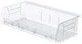 Akro-Mils 30232 AkroBins Plastic Storage Bins, 5"x11"x3", Clear, 8-Pack
