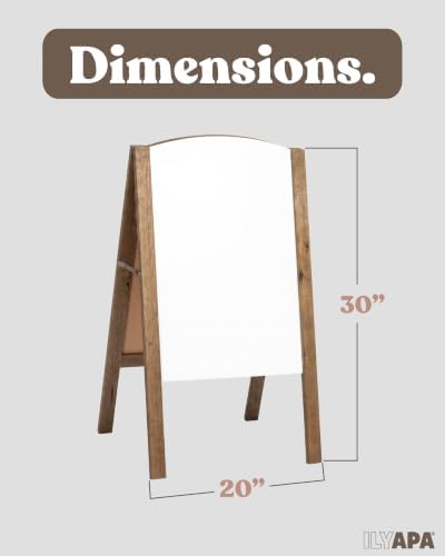 Ilyapa A Frame Whiteboard Easel Sign 20x30 in - Sandwich Signs Outdoor