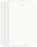 Small Lined Notepads for Work, Gold Foil, 6.3 x 3.9 in, 3 Pack, 225 Sheets