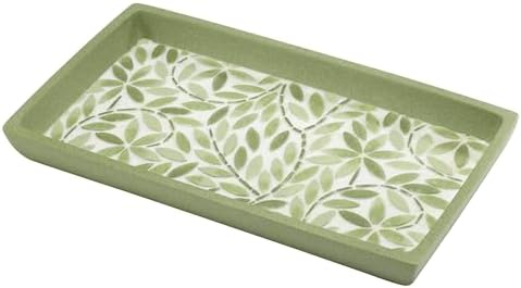 Avanti Linens Accessories Bathroom Essentials, Vanity Tray, Green