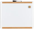 U Brands Magnetic Dry Erase Board White Board, 16" x 20", White Pin-It Frame, Includes Marker and Magnet