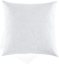 Lush Decor Feather Down in Cotton Cover Decor Pillow Insert, 21" x 21", White