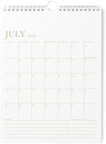 Karto Wall Calendar 2026-2027 8.5x11 in - Golden