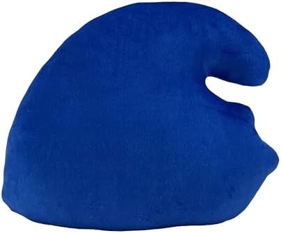 Northwest Smurfs Little Smurf Guy Cloud Pillow 12" – Plush Cartoon Stuffed Toy for Kids & Adults, Blue Character Throw Pillow, Bedroom Decor