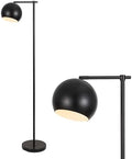 JONATHAN Y Eva Modern Contemporary Floor Lamp 58.5" Metal, Black