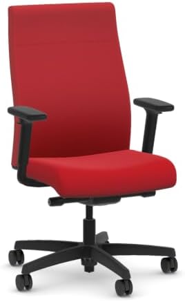 HON Ignition 2.0 Ergonomic Office Chair, Lumbar Support, Desk Chair, Ruby