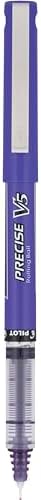 PILOT Precise V5, Extra Fine Point 0.5 mm Purple Pens, Purple, Pack of 12