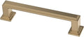 Franklin Brass 10 Pack Champagne Bronze Gold Cabinet Handles 3-3/4 inch (96mm) Kitchen Cabinet Handles and Drawer Pulls for Cupboards and Dressers | Stepped