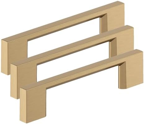 Amerock 10BX37131CZ | Champagne Bronze Cabinet Pull | 3-3/4 inch (96mm) Center-to-Center | 30 Pack | Cityscape | Furniture Hardware