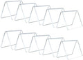 AITEE 10 Pack Acrylic Mini Chalkboard Signs Clear Tabletop Signs V-Shaped