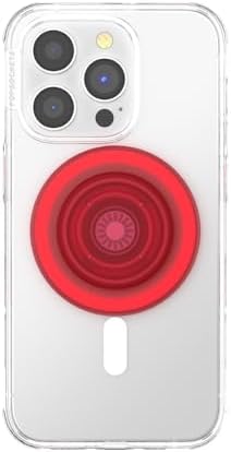 PopSockets Phone Grip for MagSafe, Magnetic Holder- Blanchette Red