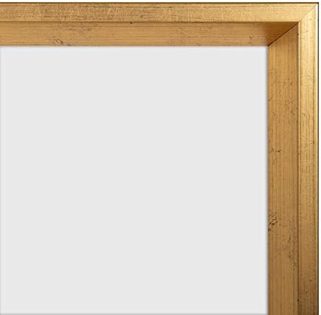 Kate and Laurel Calter Framed Magnetic Dry Erase Board, Gold 25.5x31.5