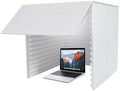 Foldable Recording Booth with High-Density Foam, Small Music Recording Studio for Home Studio, Recording Shield, Soundproof for Recording, Working, Live Streamer, Podcasting (Grey)