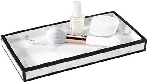 Avanti Linens - Vanity Tray, Guest Bathroom Essentials, Modern Inspired Home Decor (Jasper Collection)