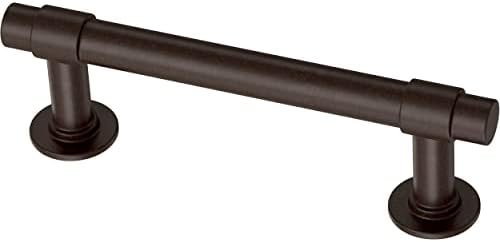 Franklin Brass Francisco (10-Pack) Cabinet Handles 3" Hole Center Pulls | Deep Bronze Hardware Kitchen Door, Drawers, Dressers, Furniture P29520K-324-B1