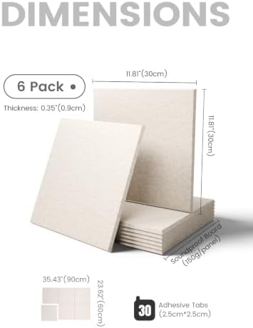 Fluxynara Felt Bulletin Board & Cork Board Alternative, Oatmeal