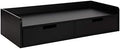 Kate and Laurel Kitt Modern Floating Shelf with Drawers, 28 x 12 x 6.5 inches, Black, Chic Floating Storage Console Table or Desk for Wall