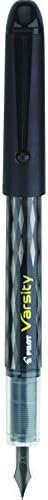 PILOT Precise Varsity Pre-Filled Fountain Pens, 1.0mm, Black Ink, 12-Pack