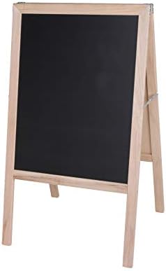 Flipside Products Marquee Easel, Natural Wood, Double-Sided Black Chalkboard, Menus, Announcements, Restaurants, Coffee Shops, Sale