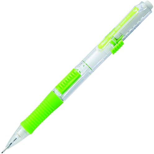 Pentel QUICK CLICK Mechanical Pencil (0.7mm), Green Barrel, Box of 12 Pencils (PD217D)