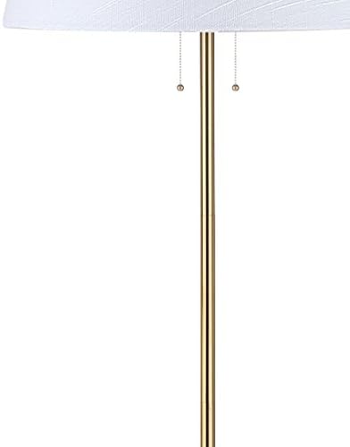 JONATHAN Y Amelia LED Floor Lamp 63" Modern Metal, Brass Gold