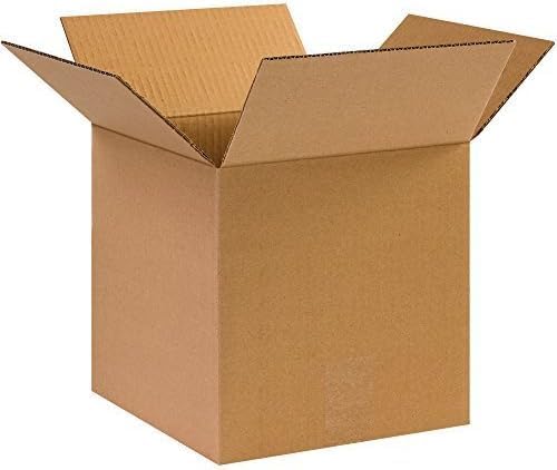 BOX USA Shipping Boxes 10"L x 10"W x 10"H, 100-Pack Small Corrugated Cardboard Boxes for Shipping, Mailing, Packing, Packaging and Storage