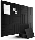 Fluxynara Felt Bulletin Board & Cork Board Alternative, Black