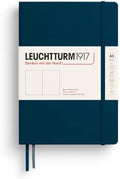 LEUCHTTURM1917 - Notebook Hardcover Medium A5-251 Numbered Pages for Writing and Journaling - Thinking Ahead (Plain Paper, Deep Sea)
