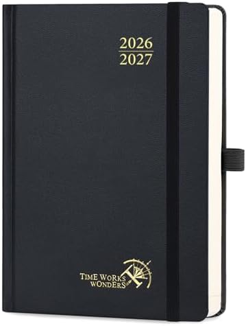 POPRUN 2026-2027 Daily Planner One Page Per Day, 5.75" x 8.5" Day Planner