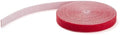 StarTech.com 100ft Hook and Loop Roll - Cut-to-Size Reusable Cable Ties - Bulk Industrial Wire Fastener Tape/Adjustable Fabric Wraps Red/Resuable Self Gripping Cable Management Straps (HKLP100RD)