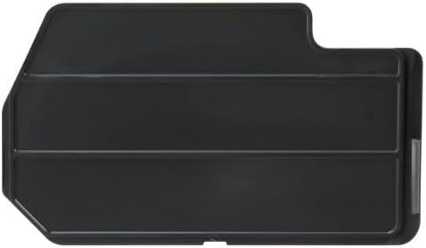 Akro-Mils 40321 Plastic Length Dividers for AkroBins Stackable Storage Bins Model 30320, Custom Storage Inserts for Tools, Crafts & Supplies, 7-Pack, Black