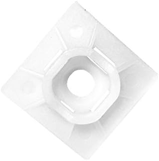 Gardner Bender 45-MB Cable Tie Mounting Base, 1 Inch. x 1 Inch., Wire / Cord Management Industrial and Household Use, 5 Pk., Natural