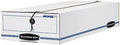 Bankers Box 12-Pack String & Button Check Box, 9-1/2" x 23-1/4" x 4-1/4"