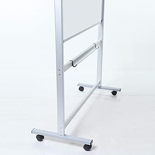 VIZ-PRO Double-Sided Magnetic Mobile Whiteboard, 60" x 36"
