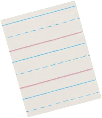School Smart Zaner-Bloser Writing Paper, Handwriting Practice Lined Paper, Grade 2 to 3 Learning, 1/2 Inch Rule, 10-1/2 x 8 Inches, 500 Sheets