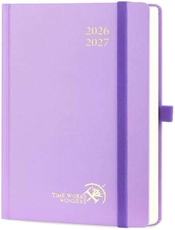 POPRUN 2026-2027 Daily Planner One Page Per Day, 5.75" x 8.5" Day Planner