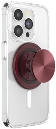 PopSockets Phone Grip for MagSafe, Magnetic Holder- Radial Oxblood