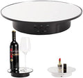 Motorized Display Stand - 7.87" Rotating Platform with Mirror Cover, USB Charging Port, 22 lbs Load Capacity, Ideal for Jewelry, 3D Model, Cake Photography