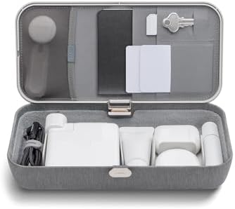 orbitkey Nest V2 Portable Desk Organizer with Wireless Charger - Ash