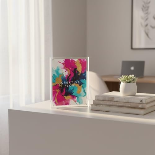 Azar Displays 104434 5-Inch by 7-Inch Vertical/Horizontal Block Frame