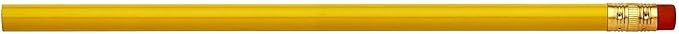 Pencil Guy Blank Round Pencils, School Bus Yellow, 144 to a Box